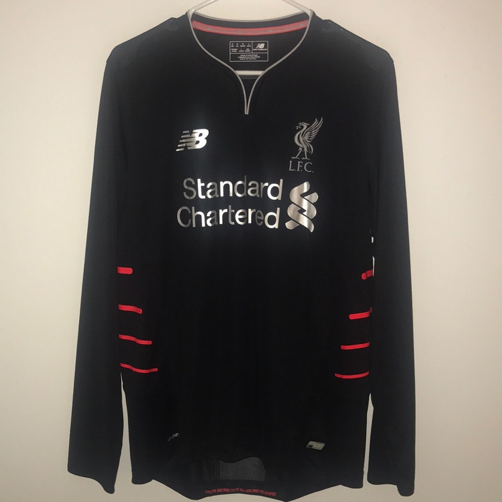 New Balance 2017 Liverpool Away Jersey L/Sleeve